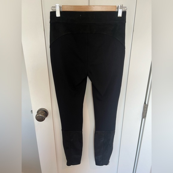 Anthropologie Suede and Faux Leather Leggings Size 25 - Picture 2 of 4